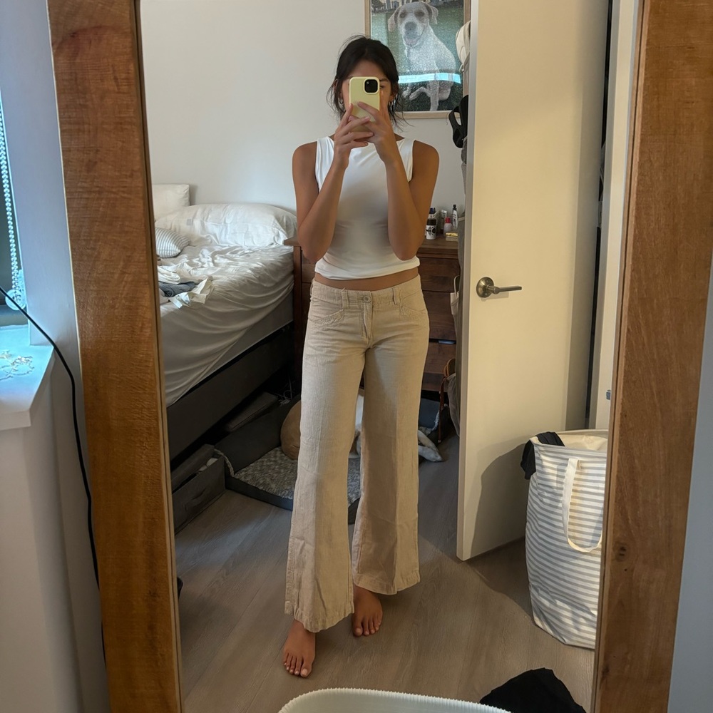 Anthropologie linen pants